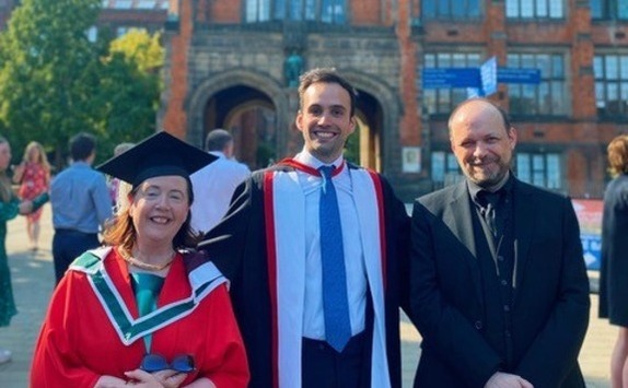 Joaquin Bueno at his graduation